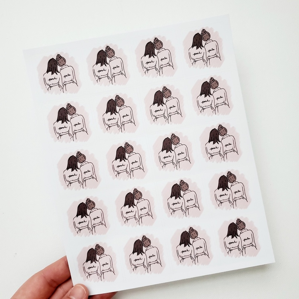 LB078 STICKERS Posh Pals Custom Poshmark Stickers Shipping Supplies [Price Firm] - Picture 3 of 15